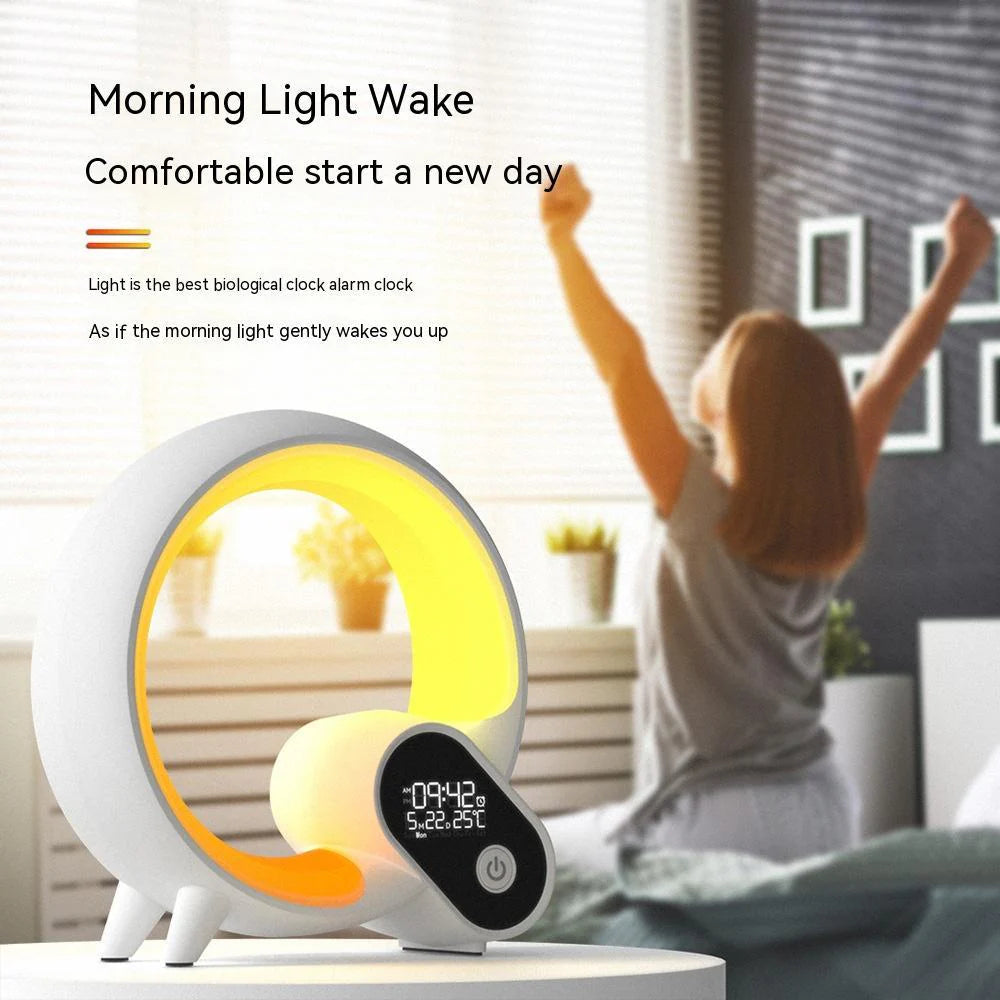 Sunrise Bluetooth Alarm Clock with Colorful Atmosphere Light