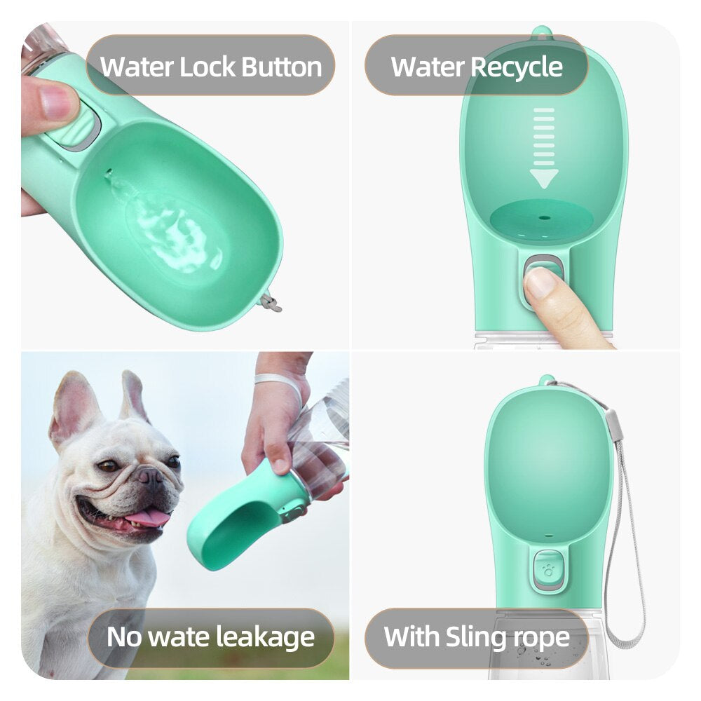 HydroPaws: Leakproof Portable Water Bottle for Dogs & Cats