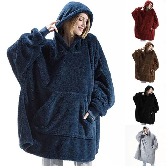 Snuggle in Style: The Ultimate Cozy Hoodie Blanket!